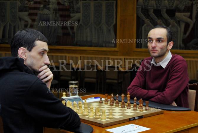Robert Hovhannisyan, Karen Grigoryan debut with victories in Armenian Chess Championship 