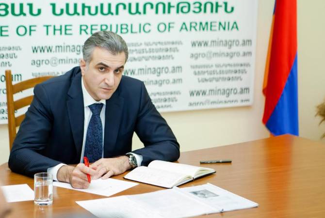 Armenian minister of agriculture departs for Germany