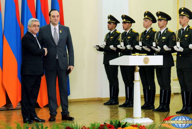 ‘Thank you for your dedication and great work’ – President Sargsyan hands over State Awards