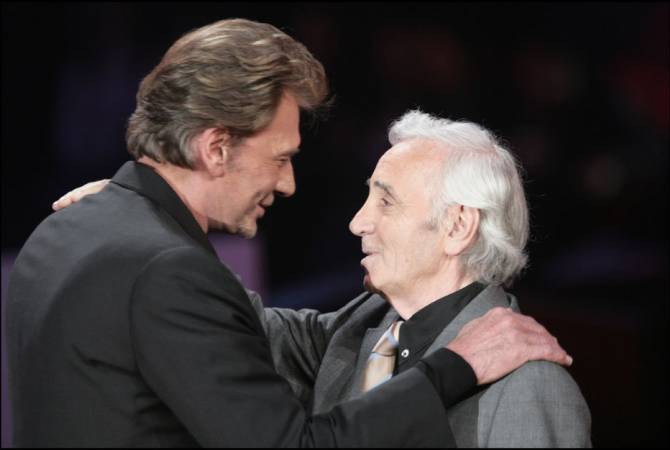 Charles Aznavour says he mourned Johnny Hallyday’s death in an 'Armenian way'