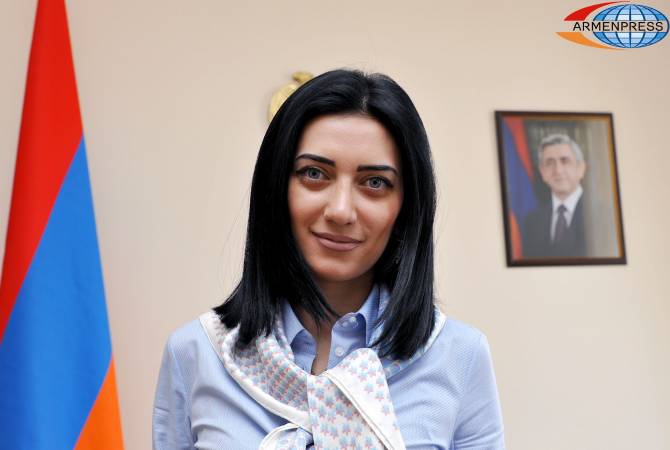 Vice Speaker Arpine Hovhannisyan presents procedure of upcoming presidential election 