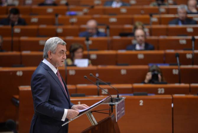 Parliamentary administration system to contribute to development of democracy  - President 
Sargsyan 