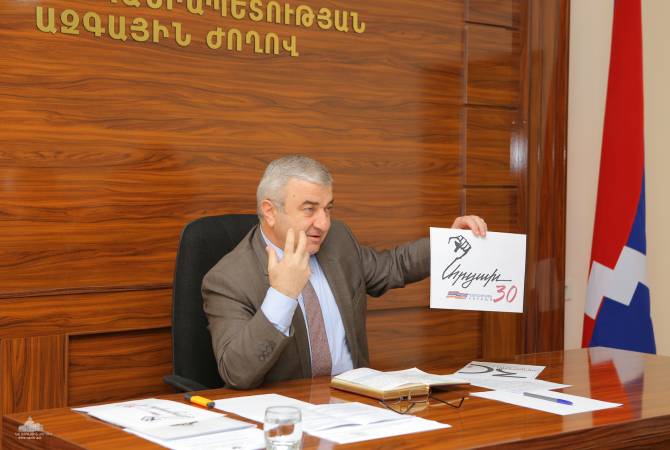 Утвержден логотип к 30-летию Карабахского движения
