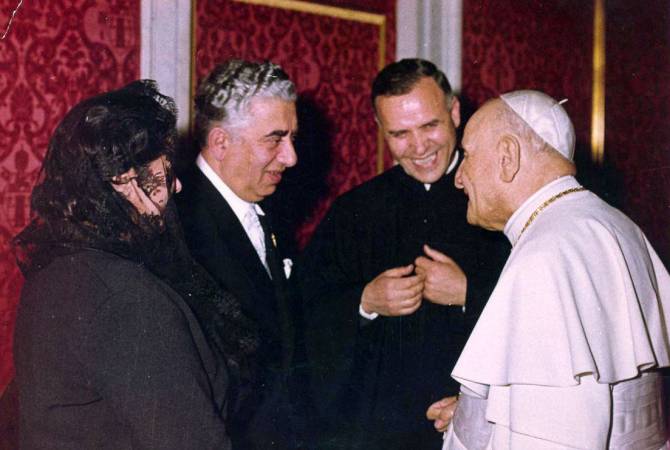 First USSR citizen to meet Pope John XXIII – ARMENPRESS presents highlights of Aram 
Khachaturyan’s foreign trips