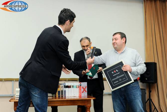 «Գրքի ընկեր» մրցանակաբաշխության կազմակերպիչներն անվանական պատվոգրով 
գնահատեցին «Արմենպրես»-ի «Երևանյան բեսթսելեր» նախագիծը