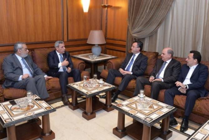 سفير أرمينيا بلبنان سامفيل مكرتيشيان يلتقي مع أعضاء من لجنة الصداقة البرلمانية اللبنانية- الأرمينية  