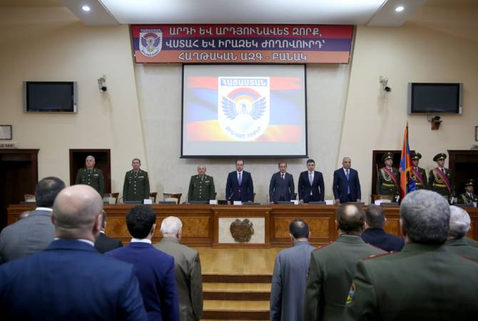 Army modernization 7-year program presented to President Sargsyan