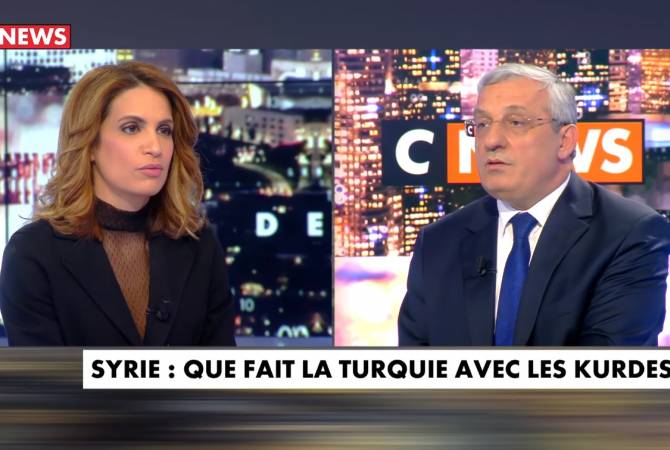 Newscaster of CNews reminds Turkish Ambassador to France about Armenian Genocide