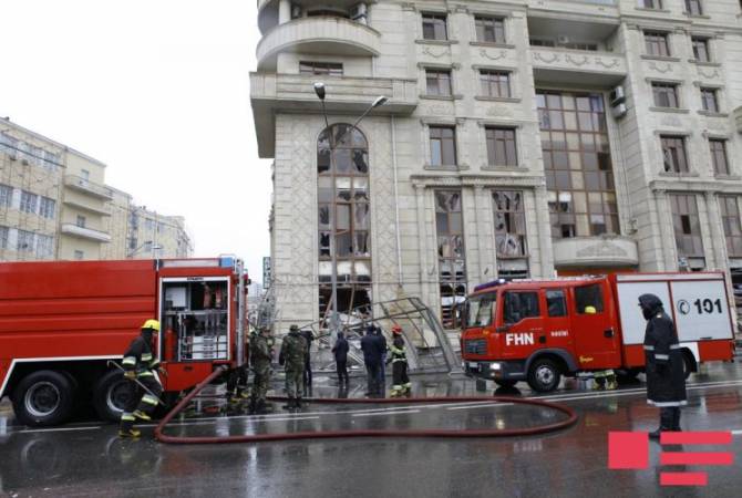 В Баку  прогремел мощный взрыв в результате  утечки газа