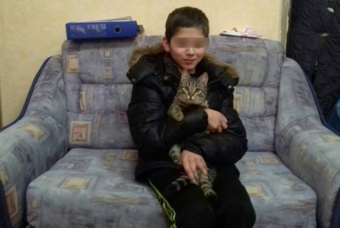 В Калининградской области бездомный кот спас мальчика от холода