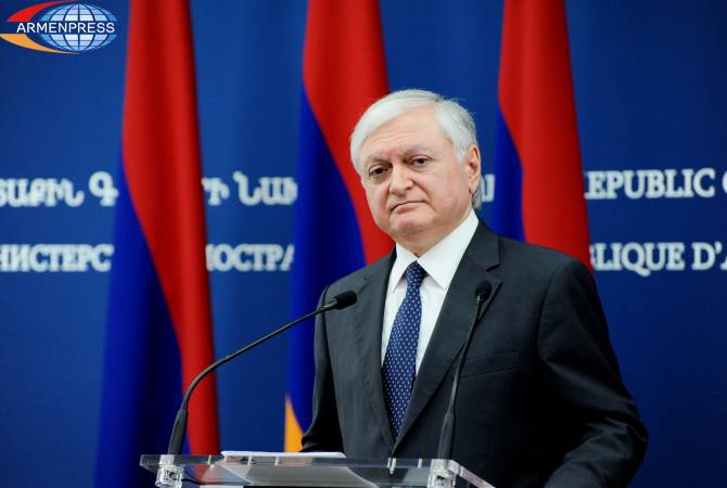 أرمينيا ليست مسؤولة عن عدم تطبيع العلاقات، تركيا رفضت تنفيذ الاتفاقيات التي تهدف إلى تطبيع 
العلاقات -وزير الخارجية إدوارد نالبانديان-