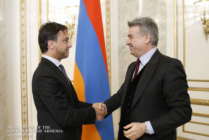 Armenian PM receives UN Resident Coordinator Bradley Busetto