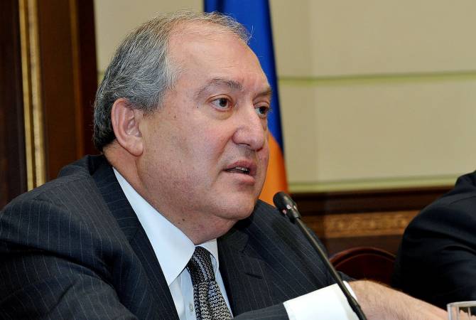 Presidential candidate Armen Sargsyan meets with scientists