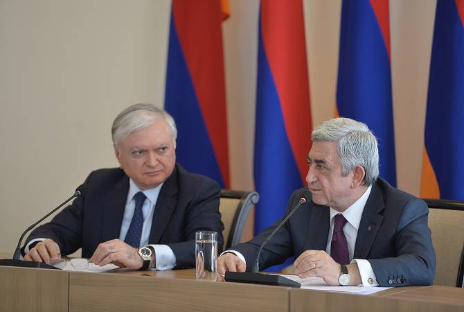 Президент видит необходимость в пересмотре стратегии национальной безопасности 
Армении

