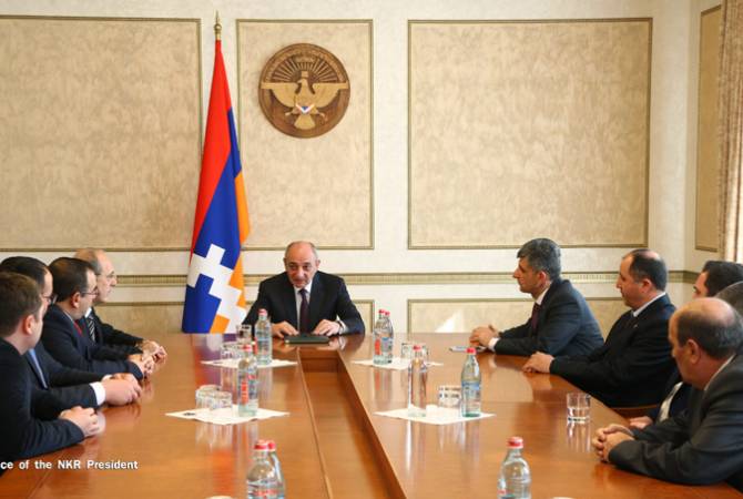 President of Artsakh receives ARF Artsakh Central Committee members