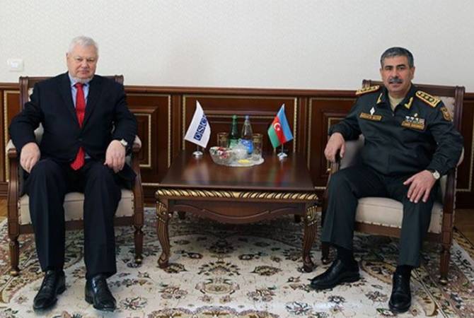 Министр обороны Азербайджана принял личного представителя действующего 
председателя ОБСЕ
