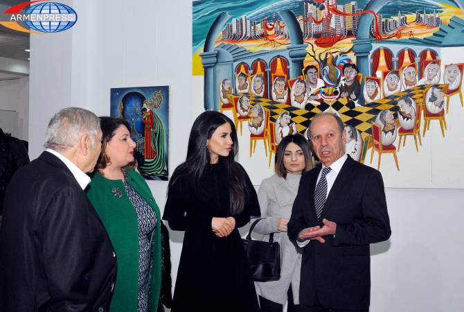 Սփյուռքահայ նկարիչ Միքայել Ջիհանյանի ինքնատիպ կտավները ցուցադրվեցին 
հայրենիքում