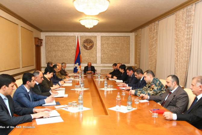 Artsakh’s President holds consultation on festive events devoted to 30th anniversary of Artsakh 
National Liberation Movement