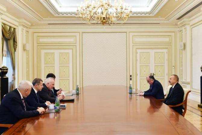 Алиев принял сопредседателей Минской группы ОБСЕ