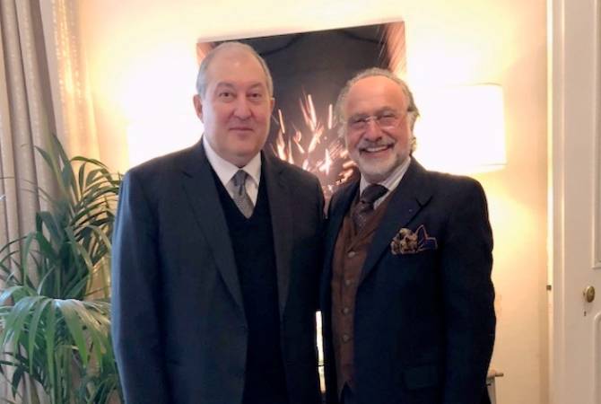 Armen Sarkissian meets with lawmakers of French National Assembly in Paris