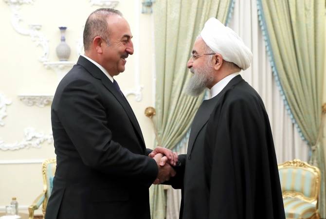 Turkish FM assures Iranian President military operation in northern Syria is a temporary