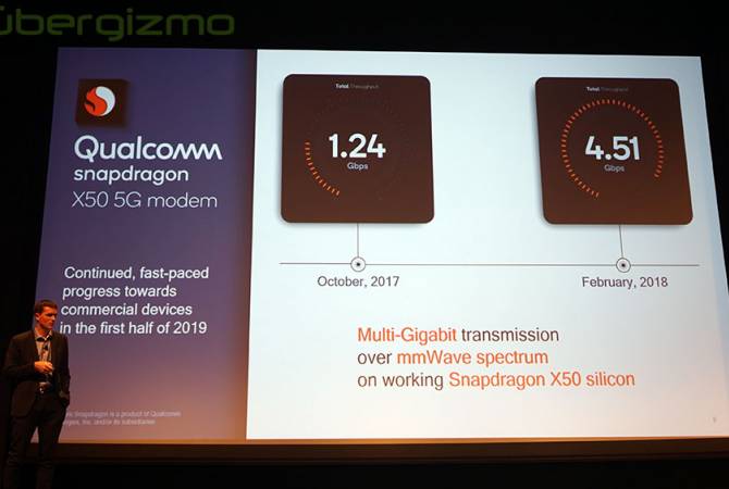 First 5G mobile phones with  Snapdragon X50 chipset to be available in 2019