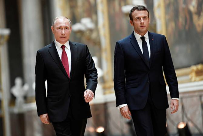 Putin, Macron discuss Syria in phone talk