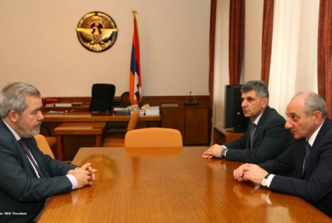President of Artsakh receives ARF Bureau representative Hrant Margaryan