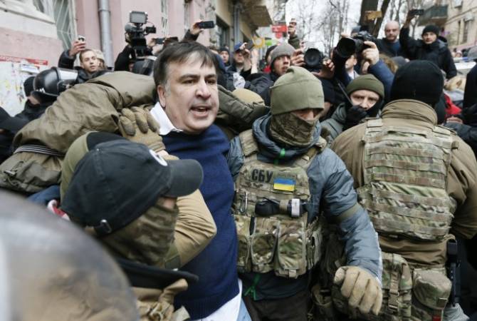 В Киеве задержали экс-президента Грузии Михаила Саакашвили
