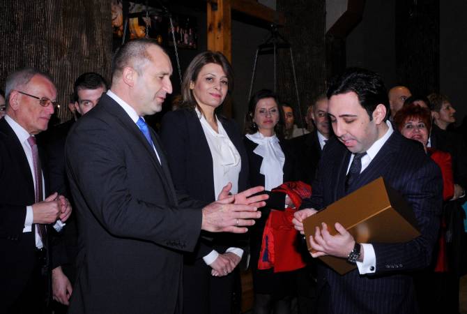 Bulgarian President wants Yerevan brandy factory’s symbolic Peace Barrel to be opened soon