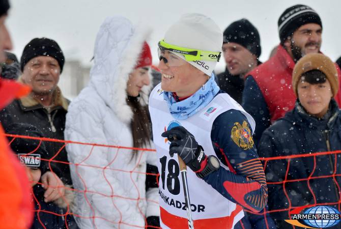 Armenian skier fails qualifying round at PyeongChang 2018 