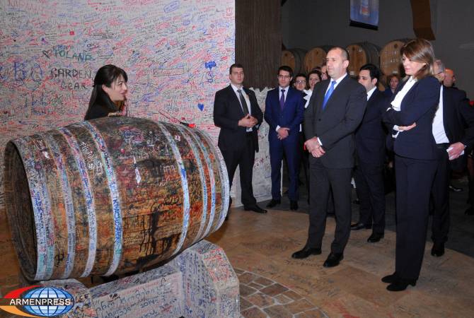 President Radev praises Armenian brandy, highlights need of greater promotion in Bulgaria