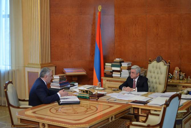 Head of State Property Management Department reports on implementation process of tasks 
given by President
