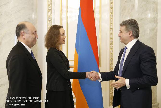 Armenian Premier, Ambassador of Estonia discuss issues of developing bilateral economic 
relations