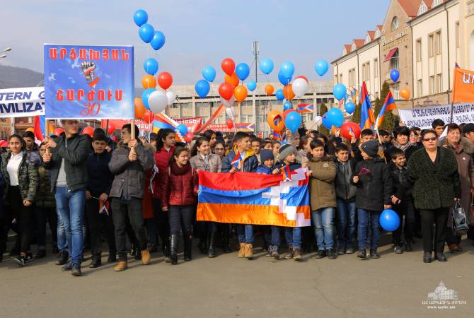 За рубежом будут организованы мероприятия, посвященные 30-летию Арцахского 
движения