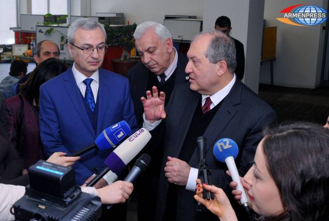 Hope, faith can be restored among people step by step, says Armen Sarkissian 