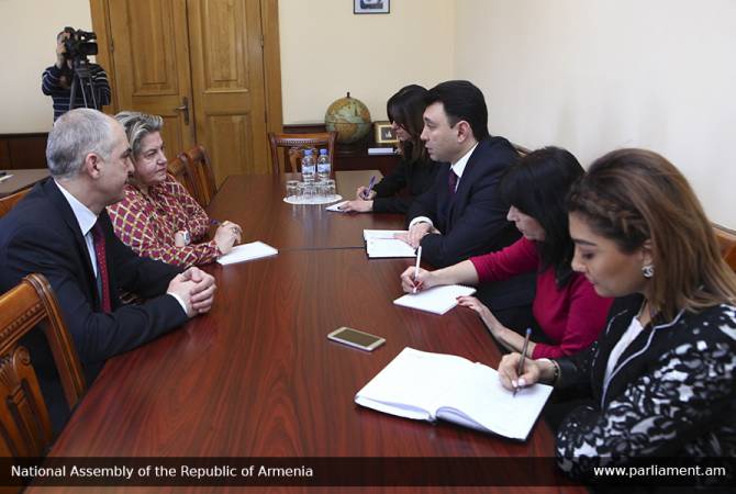 Turkey and Azerbaijan carry out annexationist policy – Sharmazanov meets with Greek 
Ambassador