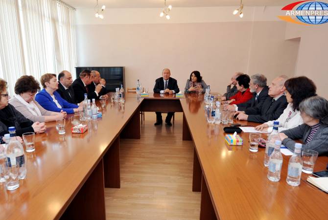 Armen Sarkissian meets representatives of national minorities