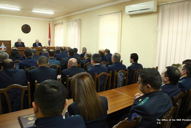 President of Artsakh attends reporting meeting of Public Prosecutor's Office