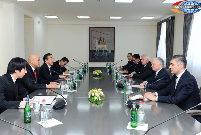 FM Nalbandian receives Japan’s parliamentary vice-minister for foreign affairs