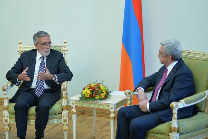 Президенту Армении вручил верительные грамоты новоназначенный посол Чили

