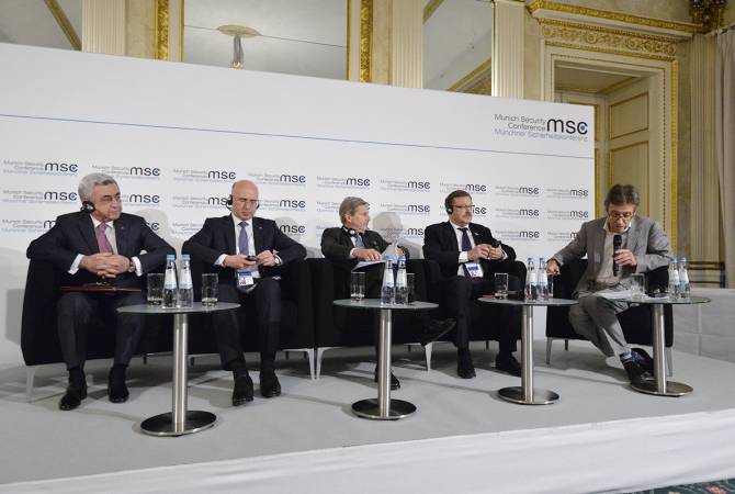 President Sargsyan's Q&A at Munich Security Conference panel discussion 