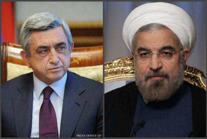 Президент Армении направил телеграмму  соболезнования президенту  Ирана Хасану  
Роухани