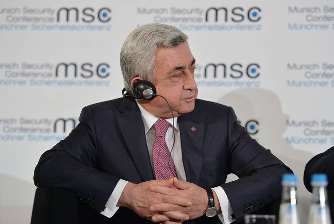Achieve progress by combining interests: international media coverage of Armenian President’s 
Munich speech