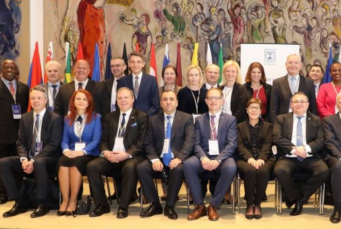 Ара Сагателян участвует в крупнейшей межпарламентской конференции руководителей 
аппаратов парламентов в Кнессете Израиля