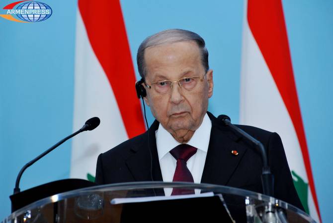 Lebanon stands with Armenia in protecting the right to peace of its people, President Aoun says 