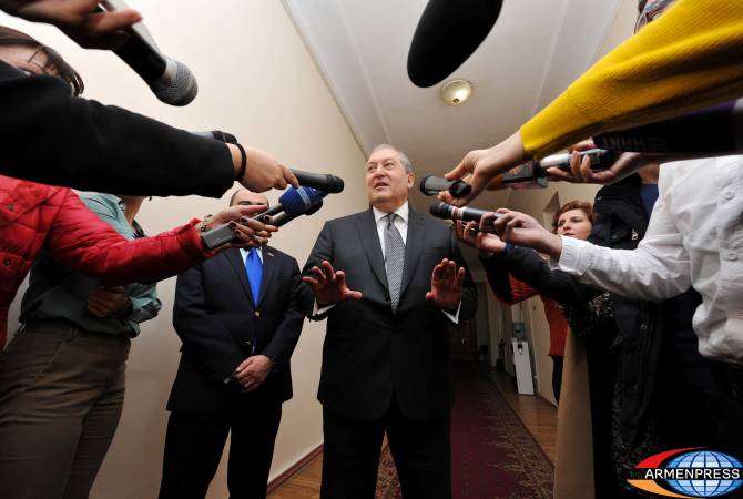 Ruling coalition to officially nominate Armen Sarkissian for president in upcoming elections 