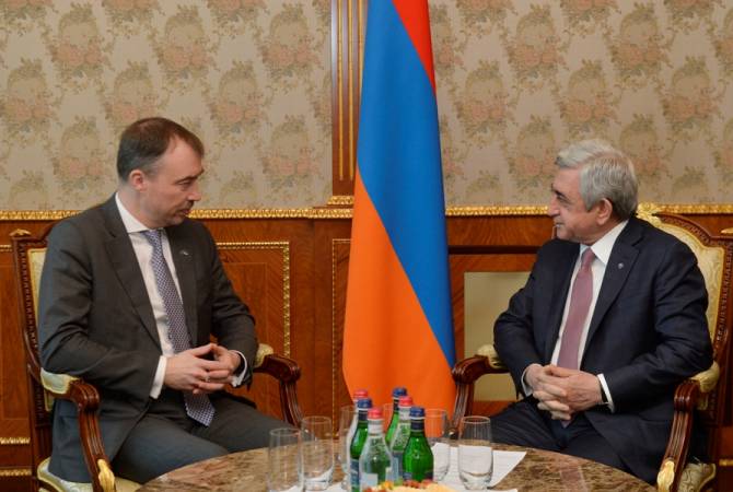 President Sargsyan receives EU Special Representative for South Caucasus and crisis in Georgia
