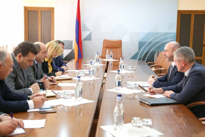 Министр экономического развития и инвестиций Армении принял посла Беларуси
