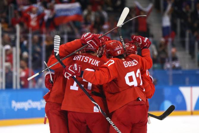 Российские  хоккеисты – чемпионы  Олимпиады